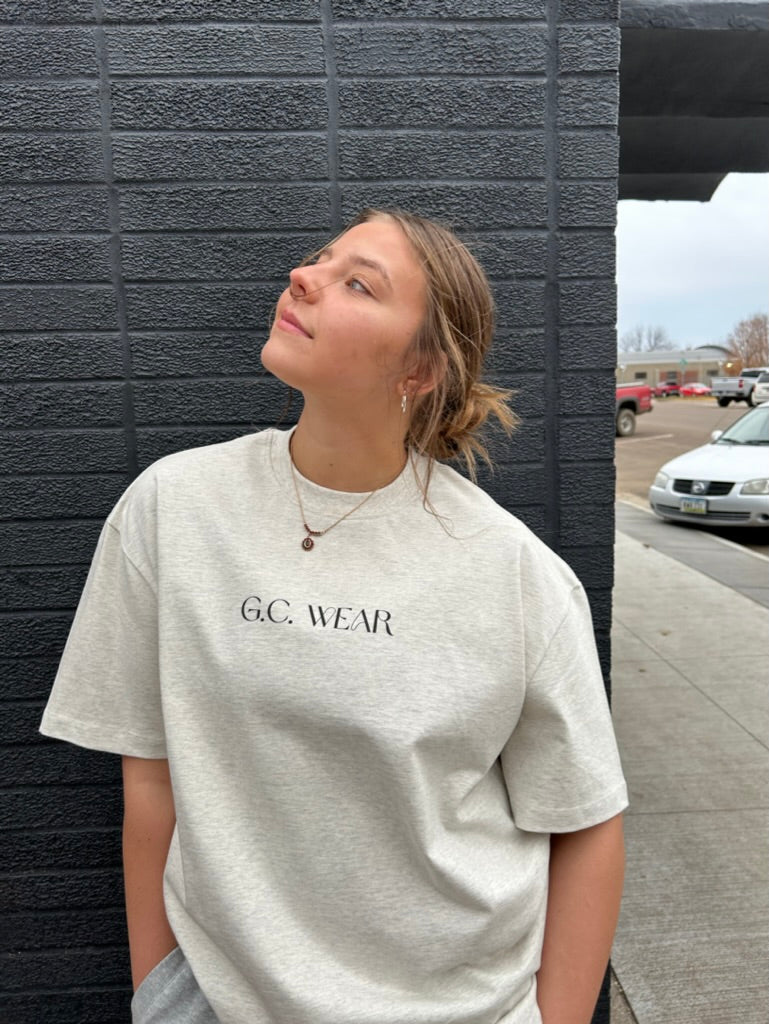 Oversized Gray Lover Tee