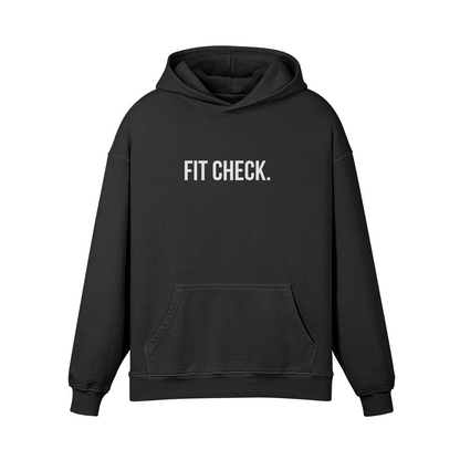 Fit Check Oversized Hoodie Small Lettering